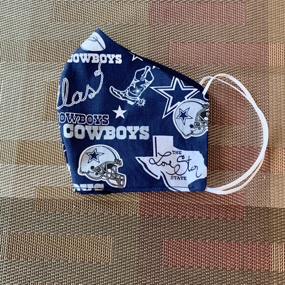 NFL Sports Team Dallas Cowboys Face Mask - Picture 3 of 6